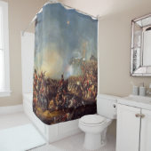 Slag bij Waterloo Douchegordijn (In situ)