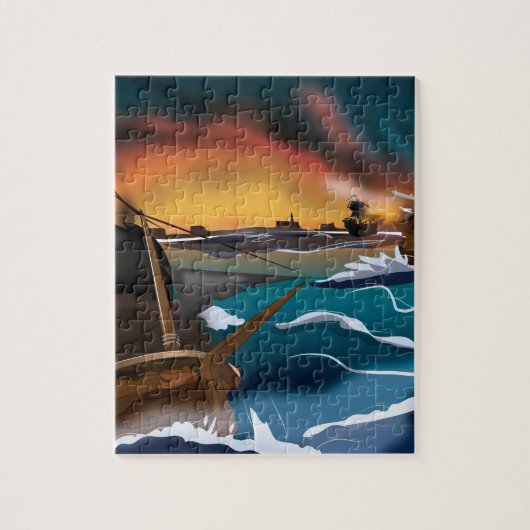 Slag bij Waterloo Legpuzzel (Verticaal)