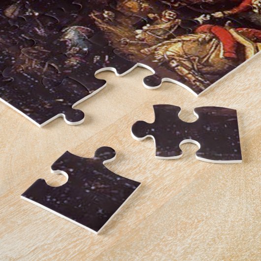 Slag bij Waterloo Legpuzzel (Zijkant)