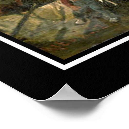 Slag bij Waterloo Vintage Poster (Hoek)