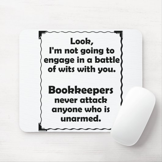 Slag bij Wits Bookkeeper Muismat (Met muis)