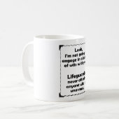 Slag bij Wits Lifeguard Koffiemok (Voorkant links)