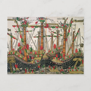 Slag bij Zonchio, 1499 Briefkaart