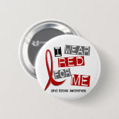 Slag die ik voor me DRAAG 37 Ronde Button 5,7 Cm (Voorkant /achterkant)