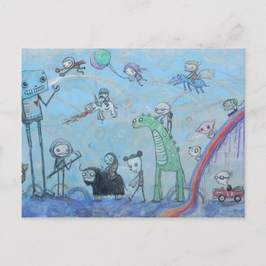 Slag die niet kan worden gewonnen briefkaart (Voorkant)