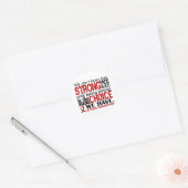 Slag hoe sterk we zijn ronde sticker (Envelop)