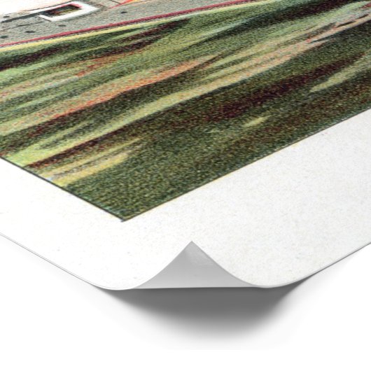 Slag in de baai van Manilla Poster (Hoek)