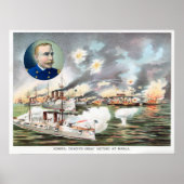 Slag in de baai van Manilla Poster (Voorkant)