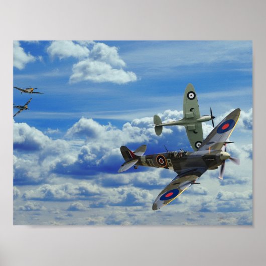 Slag in de hemel poster (Voorkant)