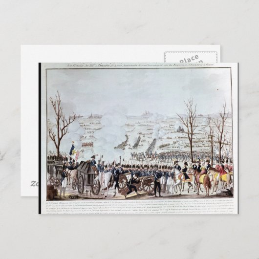 Slag om Austerlitz, 2 december 1805 Briefkaart (Voorkant / Achterkant)