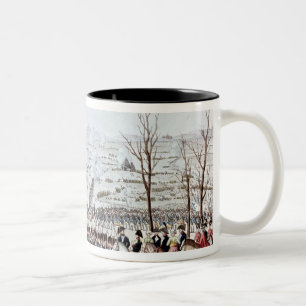 Slag om Austerlitz, 2 december 1805 Tweekleurige Koffiemok