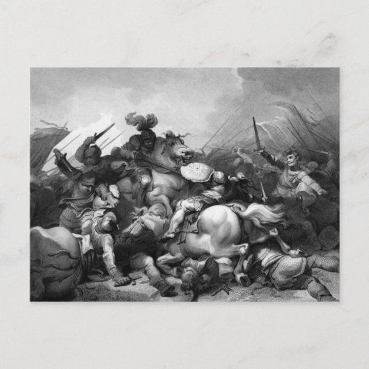 Slag om Bosworth Field Briefkaart (Voorkant)