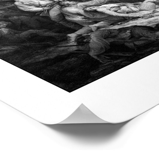 Slag om Bunker Hill Poster (Hoek)