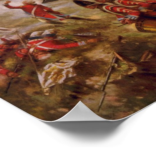 Slag om Bunker Hill Poster (Hoek)