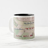 Slag om Camden, 1780 Tweekleurige Koffiemok (Voorkant links)