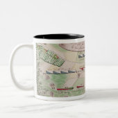 Slag om Camden, 1780 Tweekleurige Koffiemok (Links)