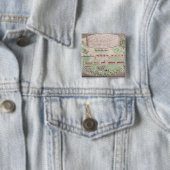 Slag om Camden, 1780 Vierkante Button 5,1 Cm (In situ)