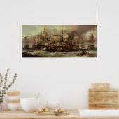 Slag om Cape St. Vincent Poster (Keuken)
