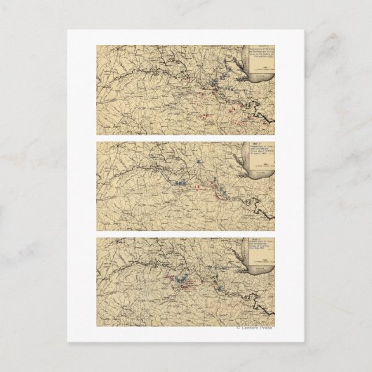 Slag om Chancellorsville Briefkaart (Voorkant)