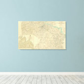 Slag om Chancellorsville Canvas Afdruk (Insitu (Houten vloer))