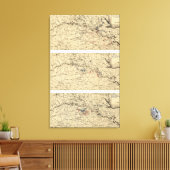 Slag om Chancellorsville Canvas Afdruk (Insitu (Woonkamer))