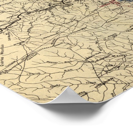 Slag om Chancellorsville Poster (Hoek)