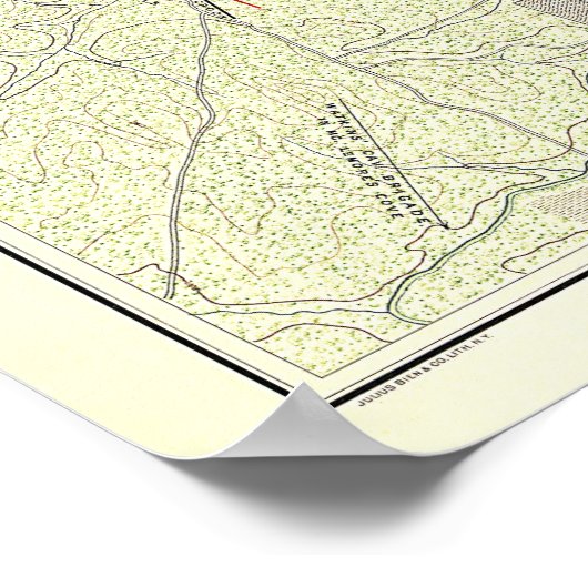 Slag om Chickamauga Poster (Hoek)