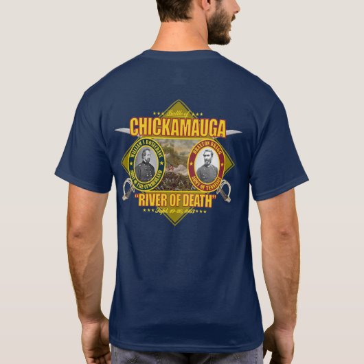 Slag om Chickamauga T-shirt (Achterkant)
