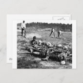 Slag om Cold Harbour, 1864 Briefkaart (Voorkant / Achterkant)