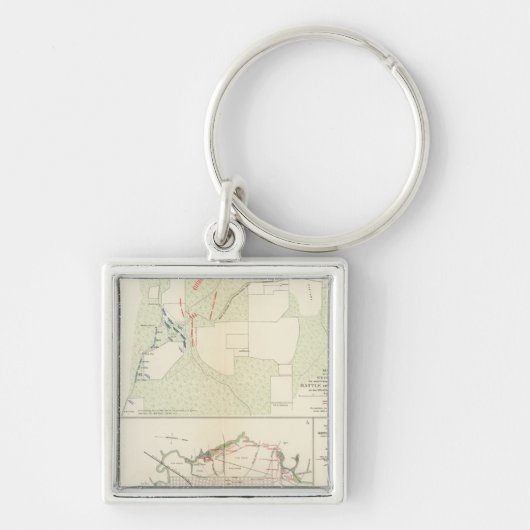 Slag om Corinth Iuka Bayou Fourche Sleutelhanger (Voorkant)