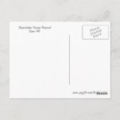 slag om Creek Michigan Briefkaart (Achterkant)