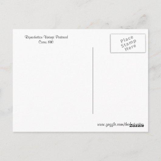  slag om Creek Michigan Briefkaart (Achterkant)