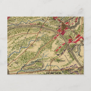  slag om de Chantilly-kaart (1862) Briefkaart