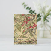  slag om de Chantilly-kaart (1862) Briefkaart (Staand voorkant)