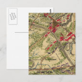  slag om de Chantilly-kaart (1862) Briefkaart (Voorkant / Achterkant)