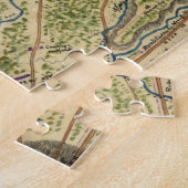  slag om de Chantilly-kaart (1862) Legpuzzel (Zijkant)