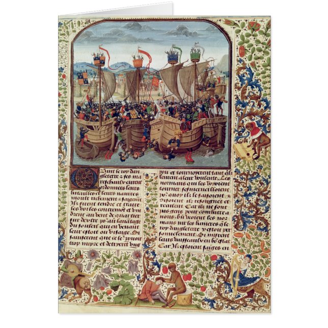 Slag om Ecluse, van Froissart's Chronicle (Voorkant)