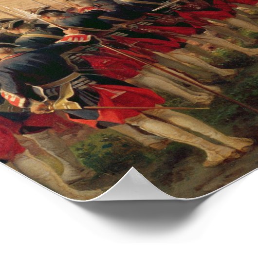 Slag om Fontenoy Poster (Hoek)