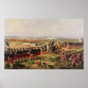 Slag om Fontenoy Poster