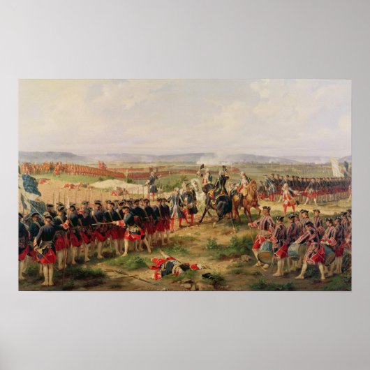 Slag om Fontenoy Poster (Voorkant)