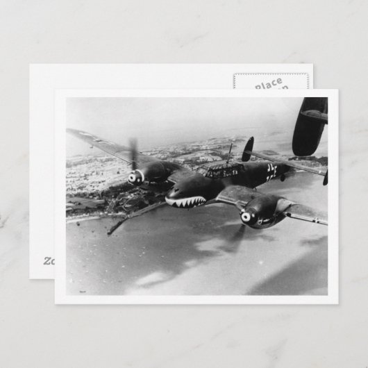 Slag om Groot-Brittannië en de Blitz: #11 Zerstoer Briefkaart (Voorkant / Achterkant)