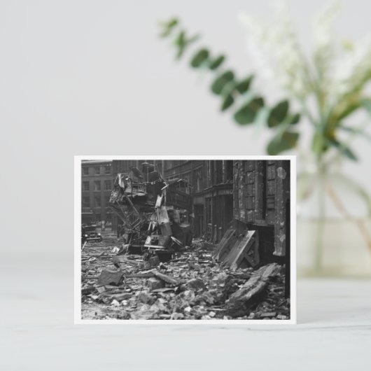 Slag om Groot-Brittannië en de Blitz: #13 Blitz be Briefkaart (Staand voorkant)