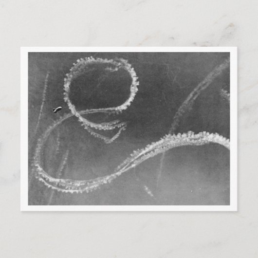 Slag om Groot-Brittannië en de Blitz: #17 Dampspor Briefkaart (Voorkant)