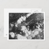 Slag om Groot-Brittannië en de Blitz: #19 Branddok Briefkaart (Voorkant / Achterkant)