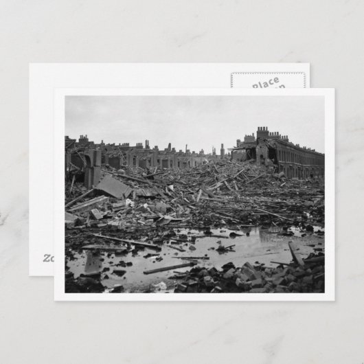 Slag om Groot-Brittannië en de Blitz: #24 - Na de  Briefkaart (Voorkant / Achterkant)