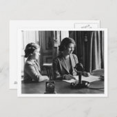 Slag om Groot-Brittannië en de Blitz: #35 Radio De Briefkaart (Voorkant / Achterkant)