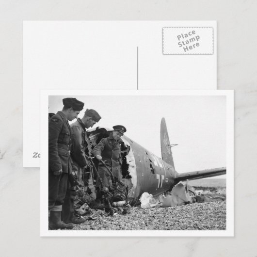 Slag om Groot-Brittannië en de Blitz: #4 Oorlogstr Briefkaart (Voorkant / Achterkant)