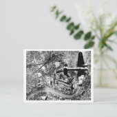 Slag om Groot-Brittannië en de Blitz: #8 Over de T Briefkaart (Staand voorkant)