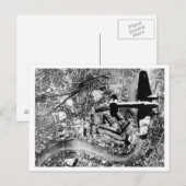 Slag om Groot-Brittannië en de Blitz: #8 Over de T Briefkaart (Voorkant / Achterkant)