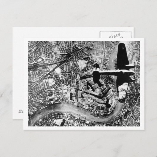 Slag om Groot-Brittannië en de Blitz: #8 Over de T Briefkaart (Voorkant / Achterkant)